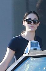 EMMY ROSSUM and Sam Esmail Out and About in Los Angeles 11/07/2015