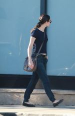 EMMY ROSSUM and Sam Esmail Out and About in Los Angeles 11/07/2015
