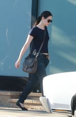 EMMY ROSSUM and Sam Esmail Out and About in Los Angeles 11/07/2015
