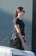 EMMY ROSSUM and Sam Esmail Out and About in Los Angeles 11/07/2015