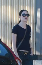 EMMY ROSSUM and Sam Esmail Out and About in Los Angeles 11/07/2015