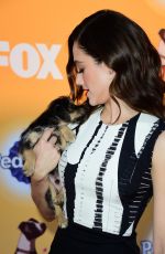 EMMY ROSSUM at All-star Dof Rescue Celebration in Santa Monica 11/21/2015