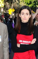 EMMY ROSSUM at Mission Thanksgiving for The Homeless in Los Angeles 11/25/2015