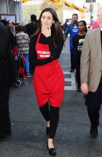EMMY ROSSUM at Mission Thanksgiving for The Homeless in Los Angeles 11/25/2015