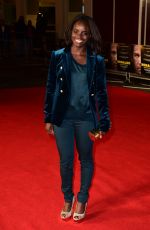 ENIOLA ALUKO at Ronaldo Premiere in London 11/09/2015
