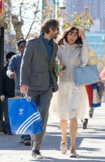 FAMKE JANSSEN out and About in New York 10/31/2015