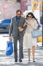 FAMKE JANSSEN out and About in New York 10/31/2015