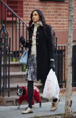 FAMKE JANSSEN Out and About in New York 11/25/2015