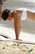 GABRIELLE ANWAR in Bikini at Sandy Lane Hotel in Barbados 11/10/2015