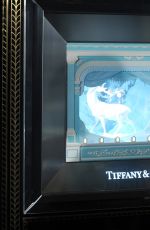 GEMMA ARTERTON Reveals 2015 Tiffany & Co. Christmas Windows in London 11/09/2015