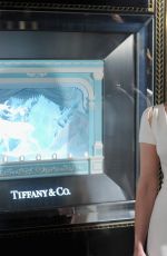 GEMMA ARTERTON Reveals 2015 Tiffany & Co. Christmas Windows in London 11/09/2015