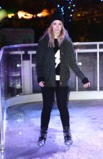 GEMMA STYLES at Coca Cola London Eye Frostival Eyeskate in London 11/18/2015