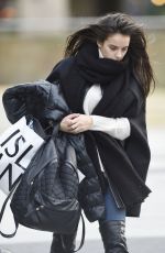 GEORGIA MAY FOOTE Leaves a Studio in Manchester 11/25/2015