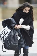 GEORGIA MAY FOOTE Leaves a Studio in Manchester 11/25/2015