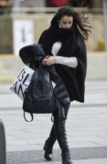 GEORGIA MAY FOOTE Leaves a Studio in Manchester 11/25/2015