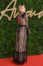 GEORGIA MAY JAGGER at 2015 British Fashion Awards in London 11/23/2015