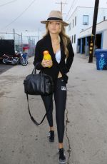GIGI HADID Arrives at a Spa in Los Angeles 11/03/2015