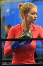 GIGI HADID at Boxing Class in New York 11/01/2015