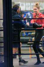 GIGI HADID at Boxing Class in New York 11/01/2015