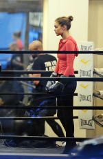 GIGI HADID at Boxing Class in New York 11/01/2015