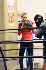 GIGI HADID at Boxing Class in New York 11/01/2015