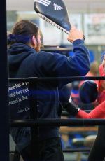 GIGI HADID at Boxing Class in New York 11/01/2015