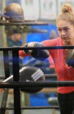 GIGI HADID at Boxing Class in New York 11/01/2015