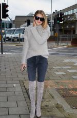 GIGI HADID at Heathrow Airport in London 11/30/2015