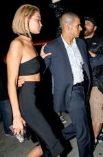 GIGI HADID Leaves The Nice Guy in West Hollywood 11/22/2015