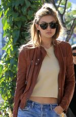 GIGI HADID Out and About in Los Angeles 11/16/2015