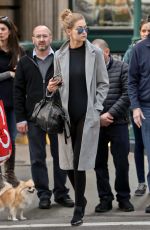 GIGI HADID Out and About in New York 11/01/2015