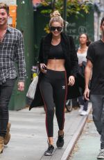 GIGI HADID Out and About in New York 11/06/2015