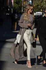 GIGI HADID Out and About in New York 11/08/2015