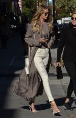 GIGI HADID Out and About in New York 11/08/2015