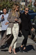 GIGI HADID Out and About in New York 11/08/2015