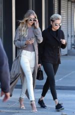 GIGI HADID Out and About in New York 11/08/2015