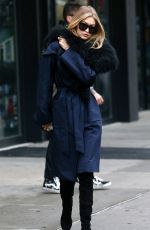 GIGI HADID Out and About in New York 11/12/2015