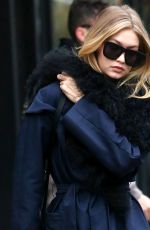 GIGI HADID Out and About in New York 11/12/2015