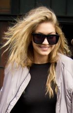 GIGI HADID Out and About in New York 11/13/2015