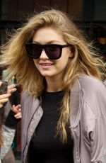 GIGI HADID Out and About in New York 11/13/2015