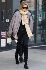 GIGI HADID Out and About in New York 11/13/2015