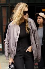 GIGI HADID Out and About in New York 11/13/2015
