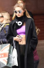 GIGI HADID Out in New York 11/02/2015