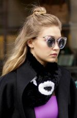 GIGI HADID Out in New York 11/02/2015