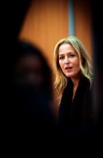 GILLIAN ANDERSON at The X-Files Meet and Greet Promo in Toulouse 11/29/2015
