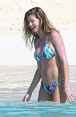 GISELE BUNDCHEN in Bikini on the Beach in Bahamas 11/01/2015