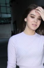 HAILEE STEINFELD Arrives at BBC Radio Studios in London 09/02/2015