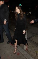 HAILEE STEINFELD Leaves The Nice Guy in Los Angeles 11/22/2015