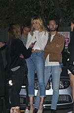 HAILEY BALDWIN Arrives at Hyde Nightclub in Los Angeles 11/21/2015