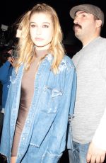 HAILEY BALDWIN Arrives at Katsuya to Celebrates Her Birthday 11/22/2015